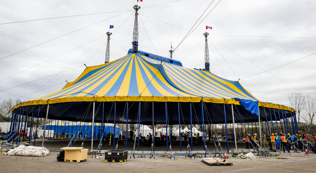 Cirque du Soleil per la prima volta in Italia con Kurios. A Roma innalzato il Grand Chapiteau, in costruzione un intero villaggio