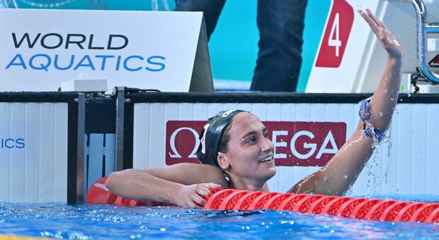 Mondiali sport acquatici Doha, Quadarella vince l'oro nei 1500m: «Volevo vincere»