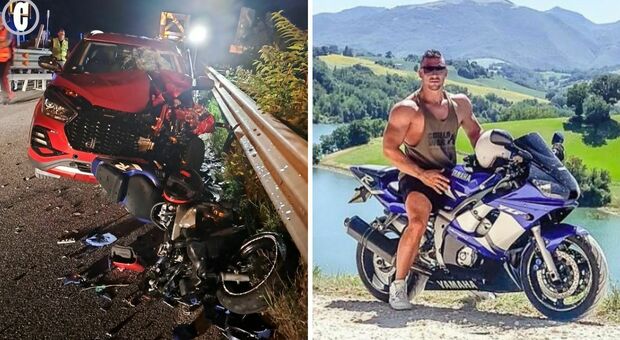 Tragico scontro sulla superstrada 76 a Mergo: muore un centauro catapultato nella scarpata