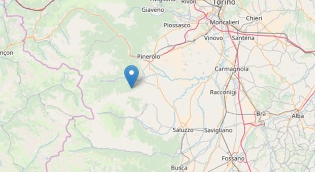 Terremoto oggi a Pinerolo, scossa di magnitudo 3.0