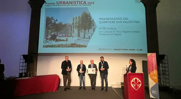 Il progetto "Terni: rigenerare San Valentino" vince la XX edizione di Urbanpromo