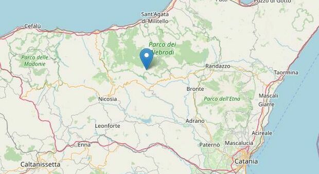 Terremoto, Sicilia: scosse nella notte, la più forte di 3.4: epicentro in provincia di Enna