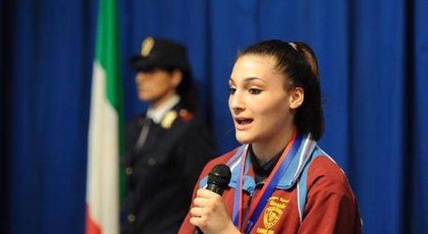 La campionessa di pulitato Angela Carini premiata come miglior atleta dell'anno