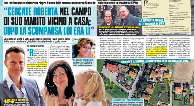 "Cercate Roberta Ragusa in quel campo, suo marito dopo la scomparsa era lì"