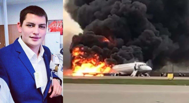 Aereo in fiamme a Mosca, steward 22enne muore cercando di salvare i passeggeri