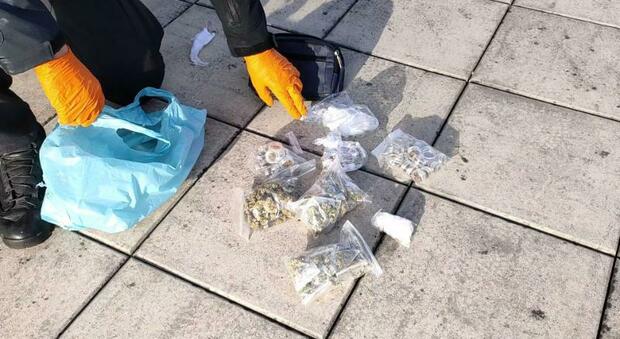 immagine Roma, scoperte sul terrazzo condominiale di San Basilio centinaia di dosi tra cocaina e marijuana