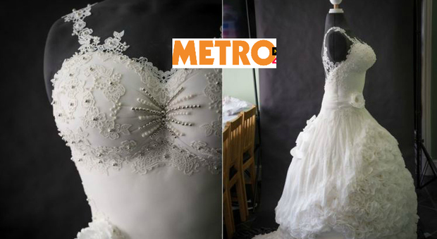 L'abito da sposa realizzato in 300 ore ma che nessuno indosserà mai