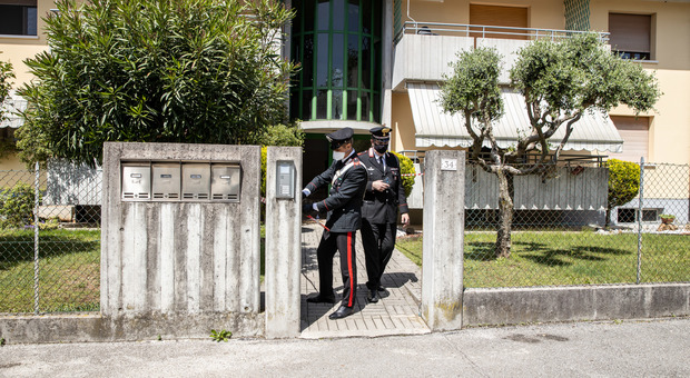 I rilievi dei carabinieri a ROVEREDO