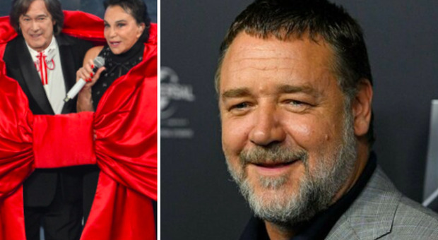 Sanremo, Russell Crowe ospite confessa: «Pazzo per i Ricchi e Poveri. La mia canzone preferita? Sarà perché ti amo»