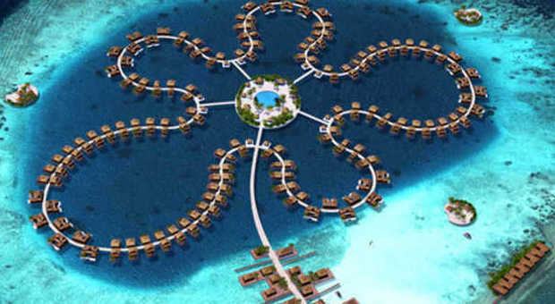 immagine Ocean Flower, il complesso con 185 villette sul mare delle Maldive è già in vendita
