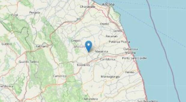 Terremoto a Treia, magnitudo 3.8. La scossa avvertita in tutto il centro Marche