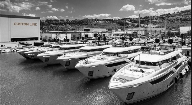 Ancona, il cantiere Custom Line ha varato 11 yacht nel 2020, in totale saranno 19