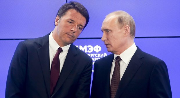 Renzi a Putin: «Guerra fredda fuori da storia e realtà, più sintonia tra Ue e Mosca»