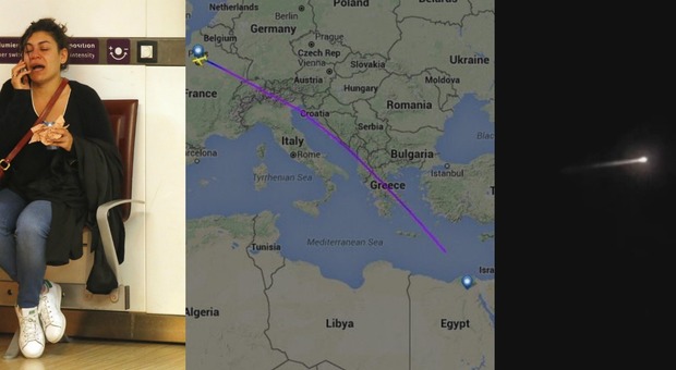 Il punto in cui l'aereo è scomparso dai radar (FlightRadar24.com)