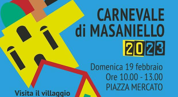 La locandina del Carnevale di Masaniello