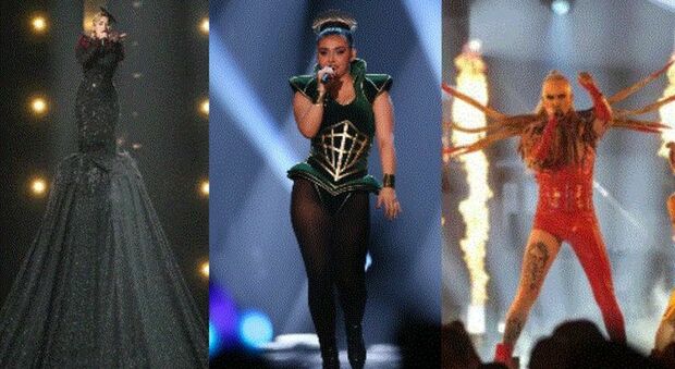 Eurovision 2023, pagelle look prima serata. Rita Ora bondage (8), Loreen guerriera (10), Alessandra Power Ranger (5)