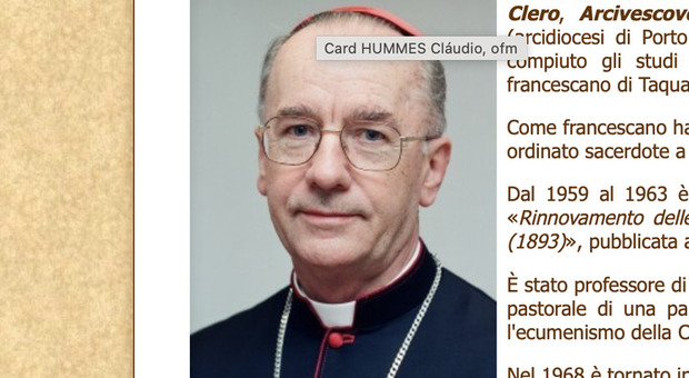 Morto Claudio Hummes, il cardinale che suggerì a Bergoglio il giorno dell'elezione: «Ricordati dei poveri»