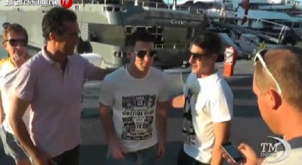 Messi a Capri sullo yacht extralusso di un amico