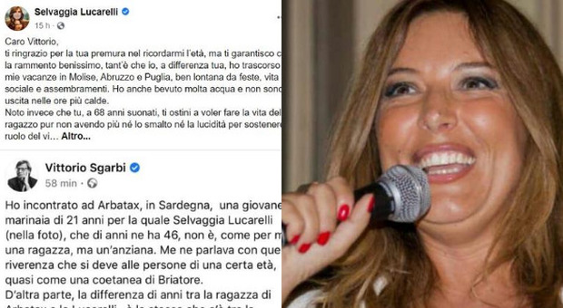 Selvaggia Lucarelli e Vittorio Sgarbi, lite social su Briatore e l'età: «Tu, a 68 anni suonati...»