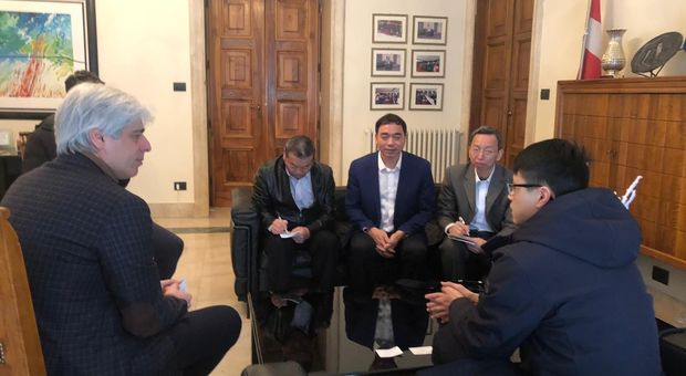 Il sindaco Pompeo incontra delegazione cinese