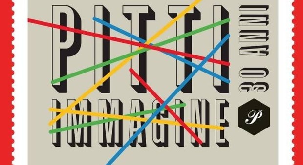Un francobollo di Italo Lupi per i trent'anni di Pitti Immagine Uomo