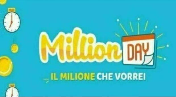 Million Day, l'estrazione dei cinque numeri vincenti di oggi lunedì 23 agosto 2021