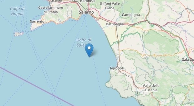 Terremoto nel Cilento, scossa avvertita anche a Salerno