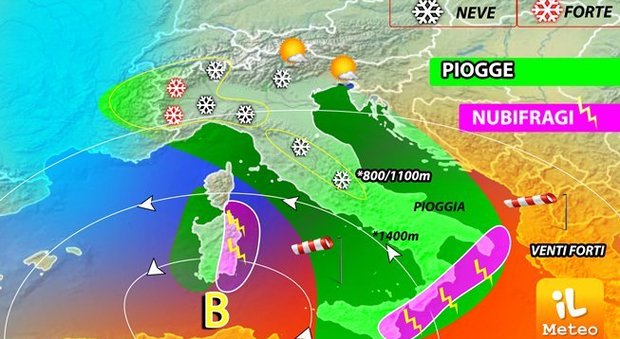 Neve e pioggia: emergenza sulle regioni adriatiche. Allarme valanghe nelle Marche