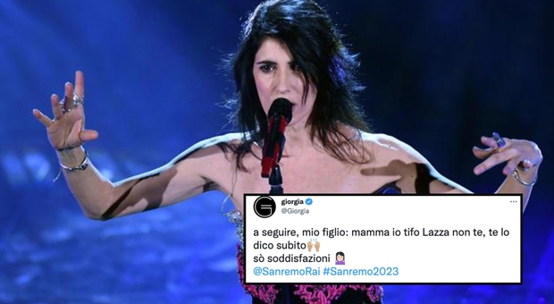 Sanremo 2023, Giorgia tra i big ma la figlia "la tradisce": «Tiferò per Lazza». Il cantante risponde: «Allora io...»