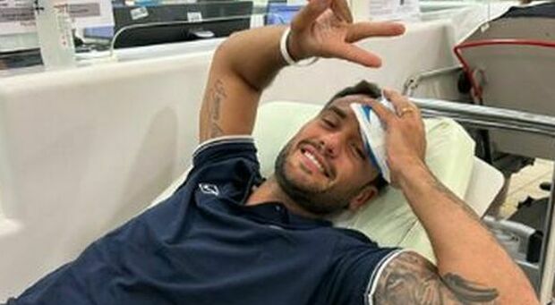 Pierpaolo Pretelli in ospedale, ginocchiata in testa da Morello Morello alla "Partita del Cuore": cosa è successo
