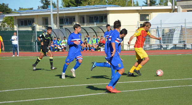 Un'immagine di Recanatese-Porto Sant'Elpidio finita 3-0: era il 18 ottobre