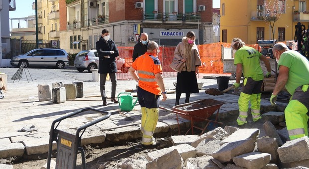 Piazza Leonardo, lavori in corso: pronta l'intitolazione a Luigi Necco