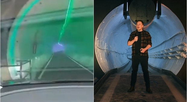 Los Angeles, nel tunnel anti-traffico sfreccia la Tesla a 200km/h