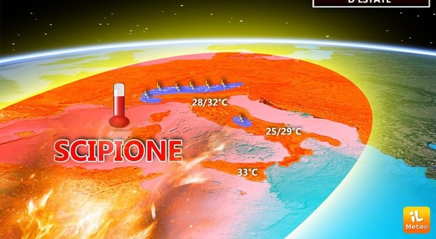 Meteo, arriva Scipione e porta il grande caldo: il termometro sfiora i 30 gradi