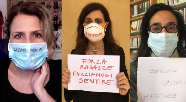 Da Tosca a Laura Boldrini, sui social la protesta delle mascherine: #datecivoce
