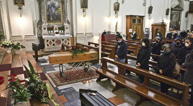 Il funerale di Luciano Dall'Ava