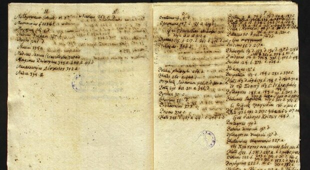Napoli, ritrovato manoscritto inedito di Leopardi: nel quadernetto una misteriosa lista numerica