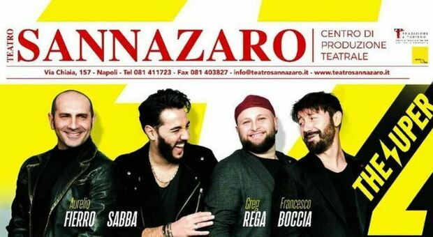 The Super 4 in concerto a Chiaia: appuntamento al teatro Sannazaro