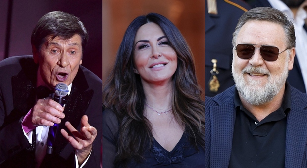 Sanremo, da Russell Crowe a Gianni Morandi, passando per Sabrina Ferilli: tutti gli ospiti della terza serata