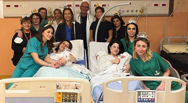 Gaia e Francesca Marie le prime nate all'ospedale San Pio