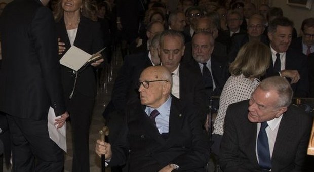 De Laurentiis incontra Napolitano alla consegna del premio De Sanctis