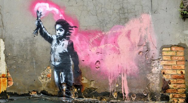 Banksy conferma la presenza a Venezia: il murale della bambina è suo