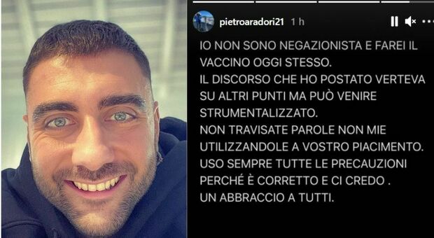Il cestista Pietro Aradori e il post negazionista: «Emergenza sanitaria non esiste» Poi ritratta: «Mi vaccinerei oggi stesso»