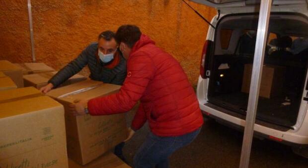 Coldiretti Lazio consegna pacchi alimentari alle persone bisognose anche del Reatino