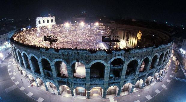 L'arena di Verona: il festival dura dal 22 giugno al primo settembre