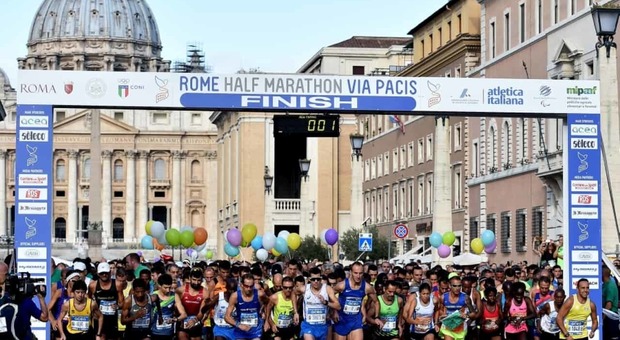 Roma, Acea sostiene la mezza maratona Via Pacis