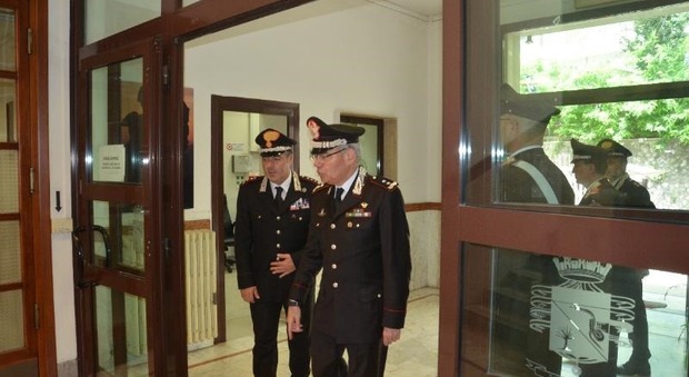 Frosinone, il generale Rispoli in visita al Comando dei carabinieri