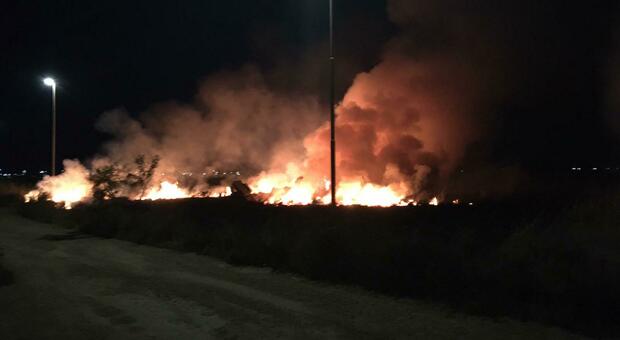 Salento, due incendi in poche ore sulla costa: fiamme in zona Lido San Giovanni e Spiaggiabella