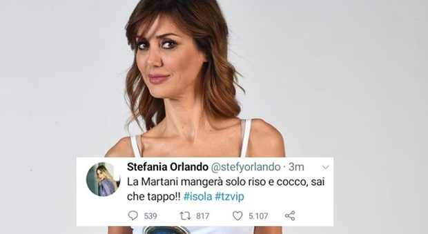 Isola, Stefania Orlando contro Daniela Martani: «Mangerà solo riso e cocco, sai che tappo»