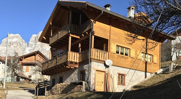 L'abitazione della famiglia Colussi nella frazione di Iral in comune di Val di Zoldo